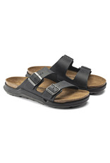 BIRKENSTOCK ARIZONA CROSS TOWN OILED LEATHER-BLACK