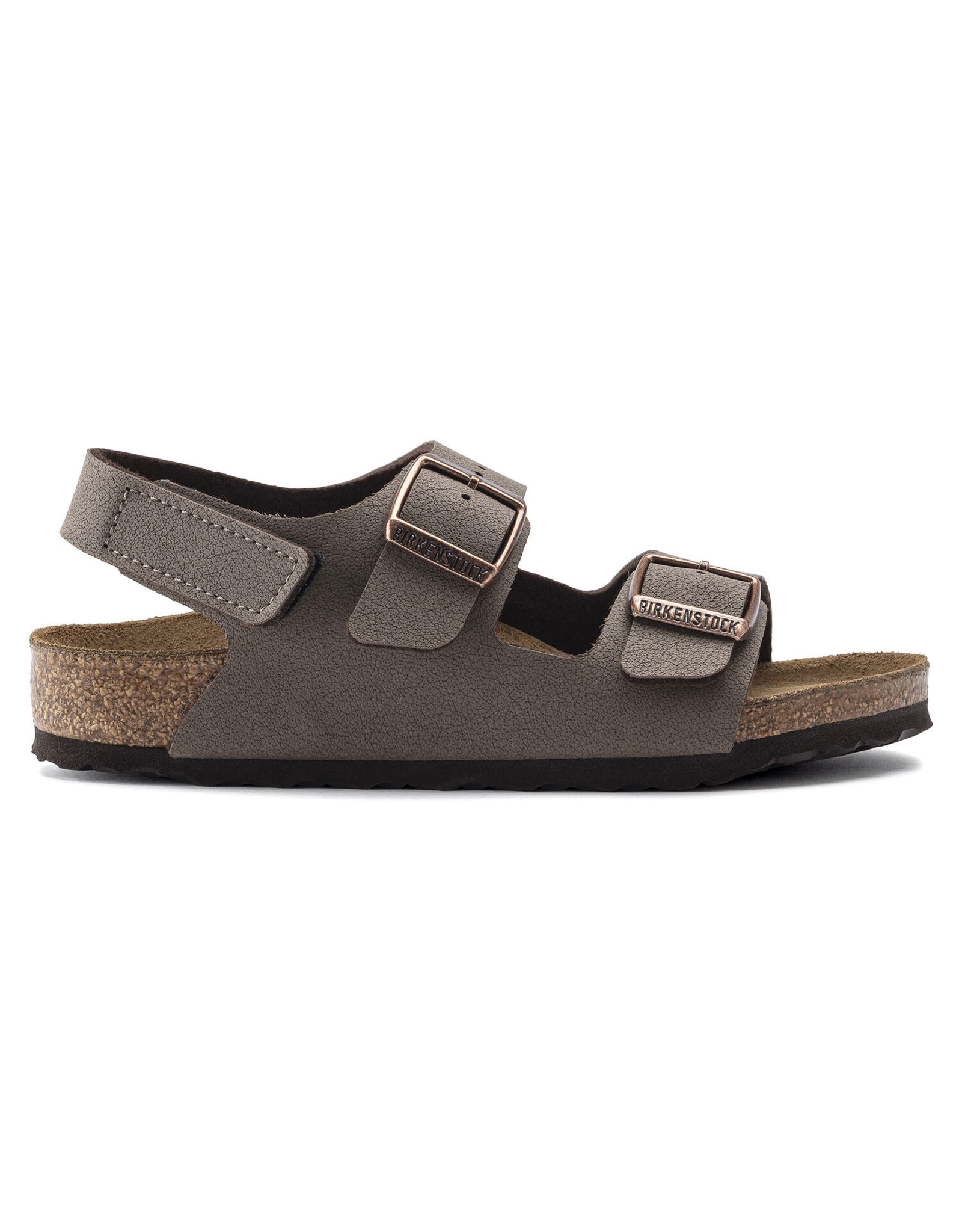 BIRKENSTOCK MILANO HL KIDS BIRKIBUC-MOCHA