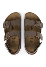 BIRKENSTOCK MILANO HL KIDS BIRKIBUC-MOCHA