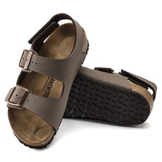 BIRKENSTOCK MILANO HL KIDS BIRKIBUC-MOCHA