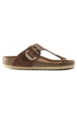 BIRKENSTOCK GIZEH BIG BUCKLE LEATHER-COGNAC