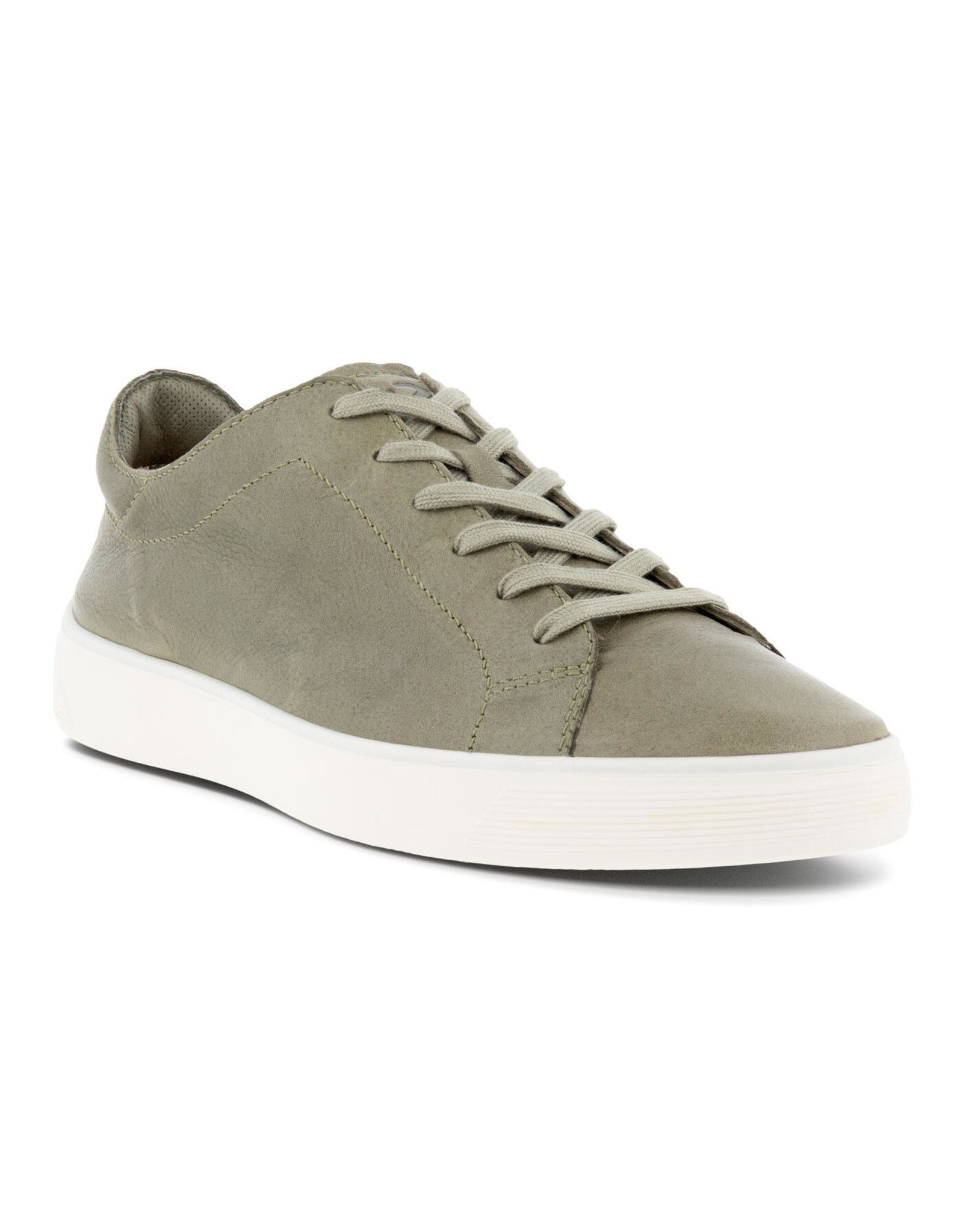 ECCO MEN'S STREET TRAY LACED SHOES-VETIVER