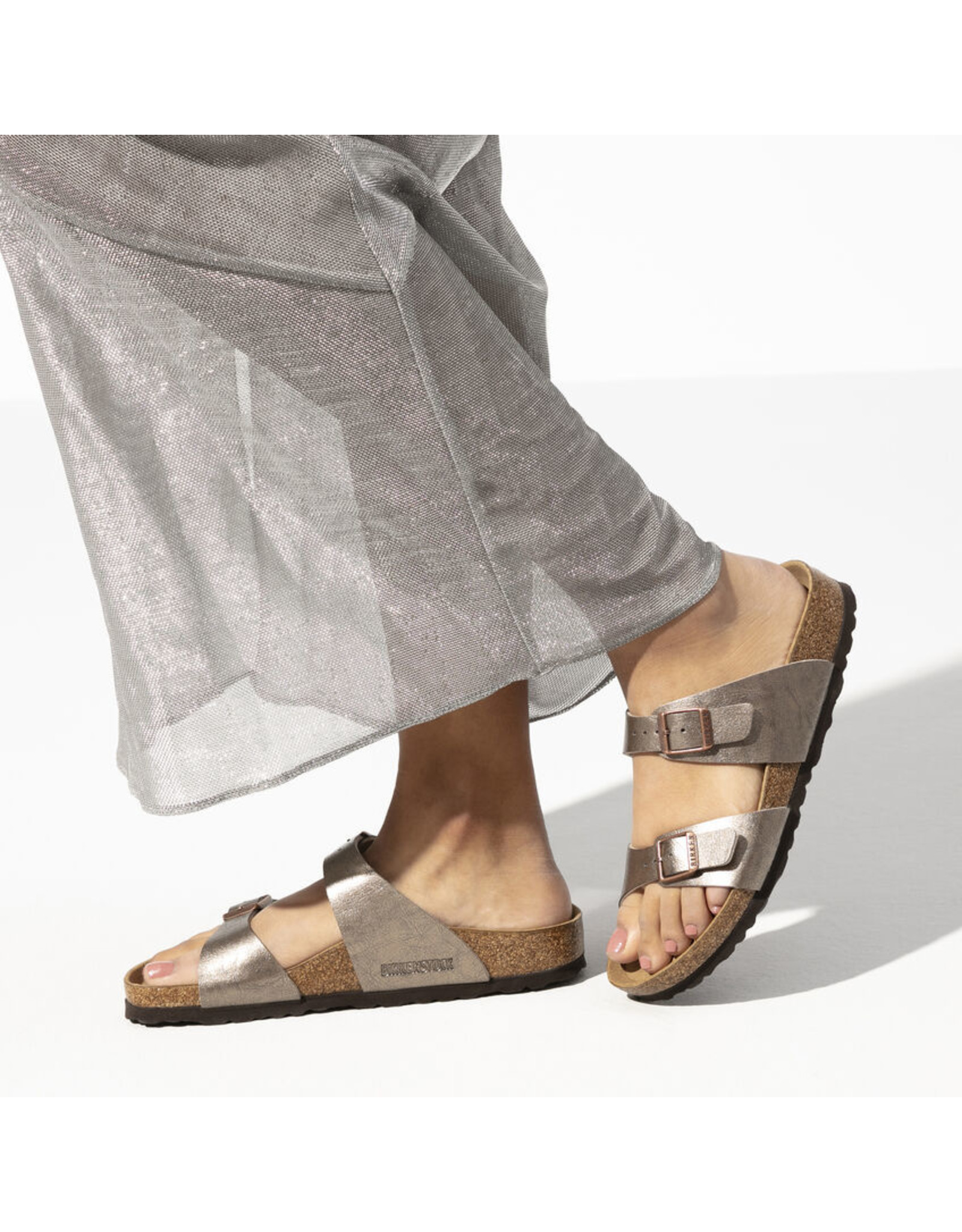 BIRKENSTOCK WOMEN'S SYDNEY BIRKO-FLOR-GRACEFUL TAUPE