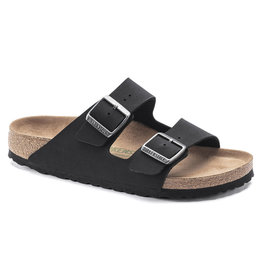 BIRKENSTOCK WOMEN'S ARIZONA VEGAN BIRKIBUC-BLACK