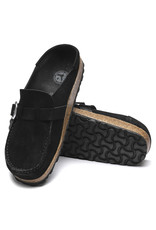 BIRKENSTOCK WOMEN'S BUCKLEY SUEDE LEATHER-BLACK