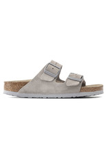 BIRKENSTOCK ARIZONA SOFT FOOTBED SUEDE LEATHER-STONE COIN