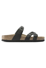 BIRKENSTOCK FRANCA OILED LEATHER-BLACK