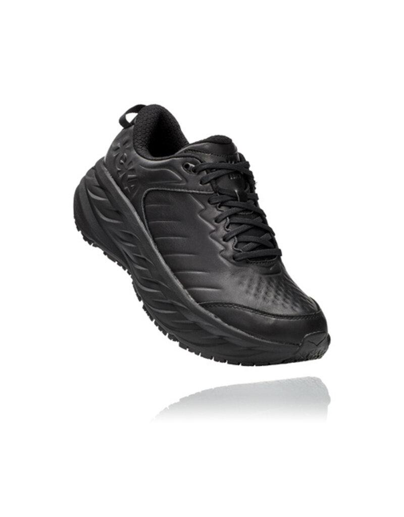 HOKA ONE ONE MEN'S BONDI SLIP-RESISTANT-BLACK / BLACK