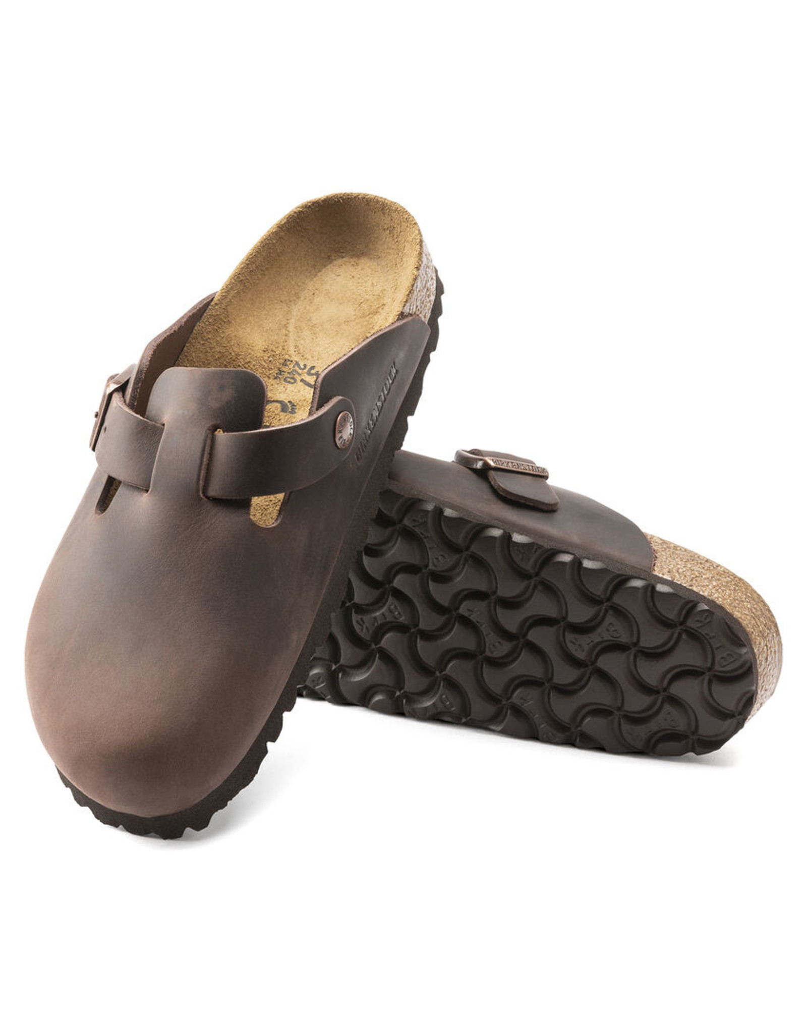 BIRKENSTOCK BOSTON OILED LEATHER-HABANA