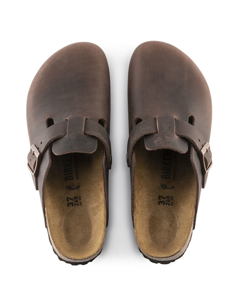 BIRKENSTOCK BOSTON OILED LEATHER-HABANA