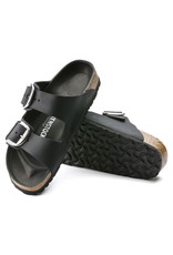 BIRKENSTOCK ARIZONA BIG BUCKLE OILED LEATHER-BLACK