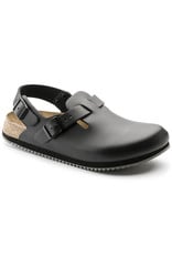 BIRKENSTOCK TOKYO SUPER GRIP LEATHER-BLACK