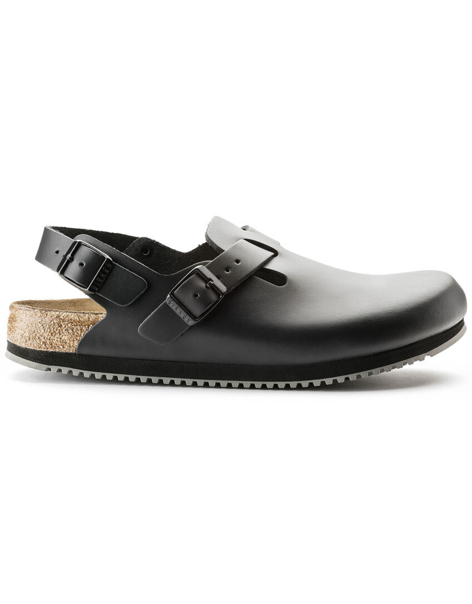 BIRKENSTOCK TOKYO SUPER GRIP LEATHER-BLACK