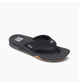 REEF MEN'S FANNING-BLACK/SILVER