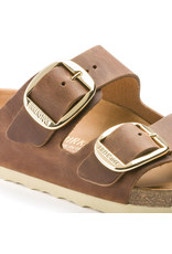 BIRKENSTOCK ARIZONA BIG BUCKLE OILED LEATHER-COGNAC