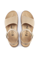 BIRKENSTOCK GLENDA NUBUCK LEATHER-SANDCASTLE