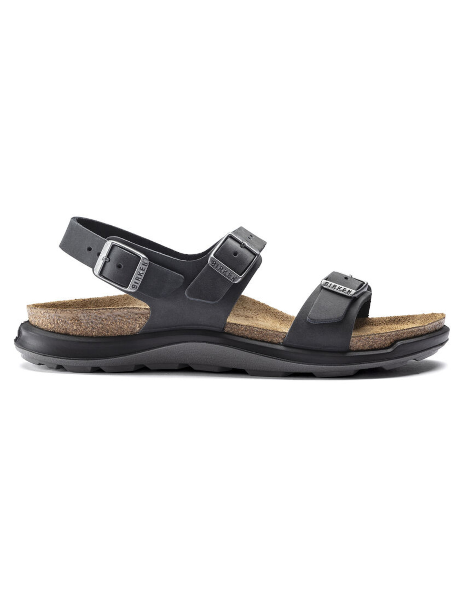 BIRKENSTOCK SONORA OILED LEATHER-BLACK