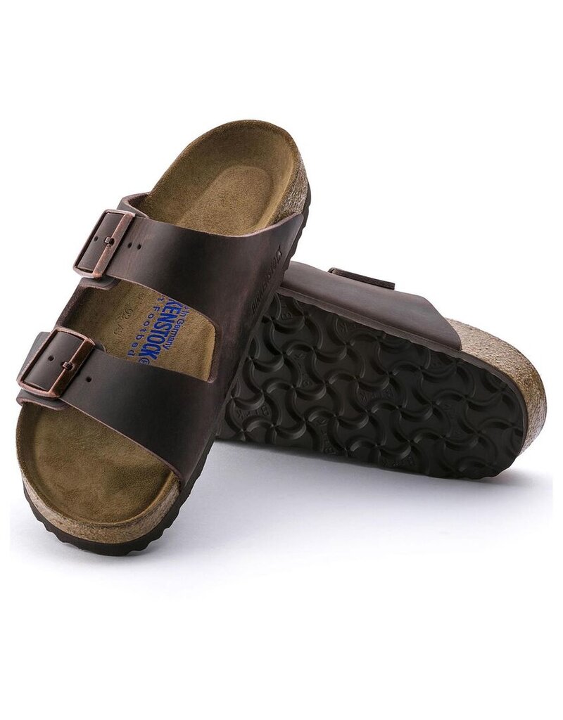 BIRKENSTOCK ARIZONA SOFT FOOTBED OILED LEATHER-HABANA