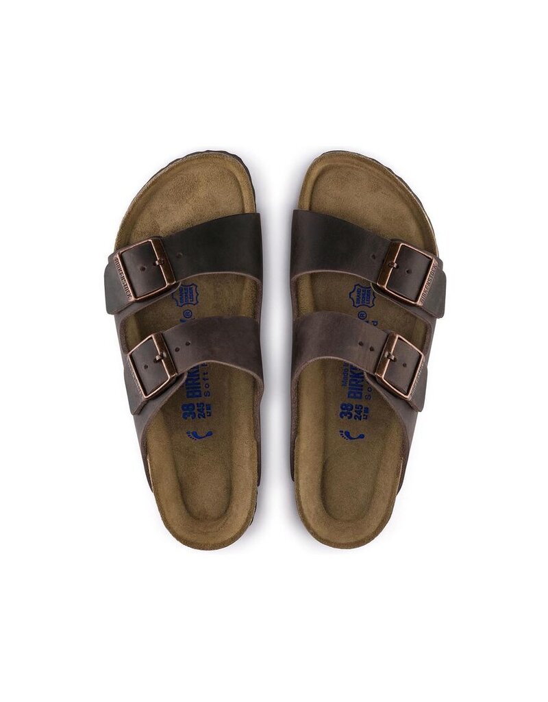 BIRKENSTOCK ARIZONA SOFT FOOTBED OILED LEATHER-HABANA