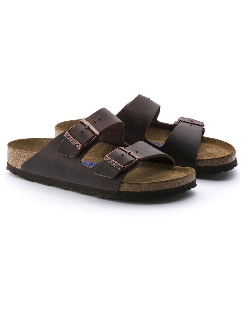 BIRKENSTOCK ARIZONA SOFT FOOTBED OILED LEATHER-HABANA