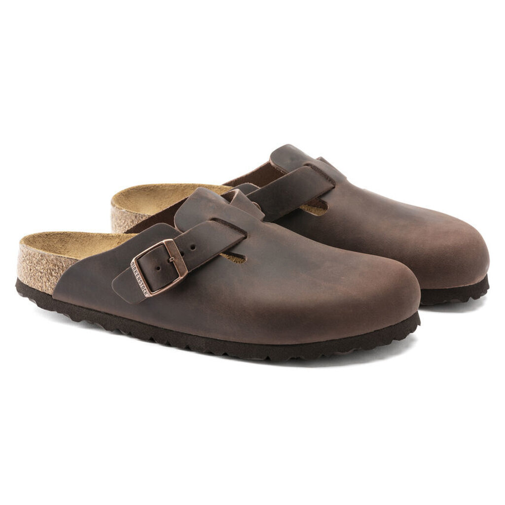BIRKENSTOCK BOSTON OILED LEATHER-HABANA | BEND SHOE CO