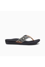 REEF WOMEN'S ORTHO WOVEN-BLACK/WHITE