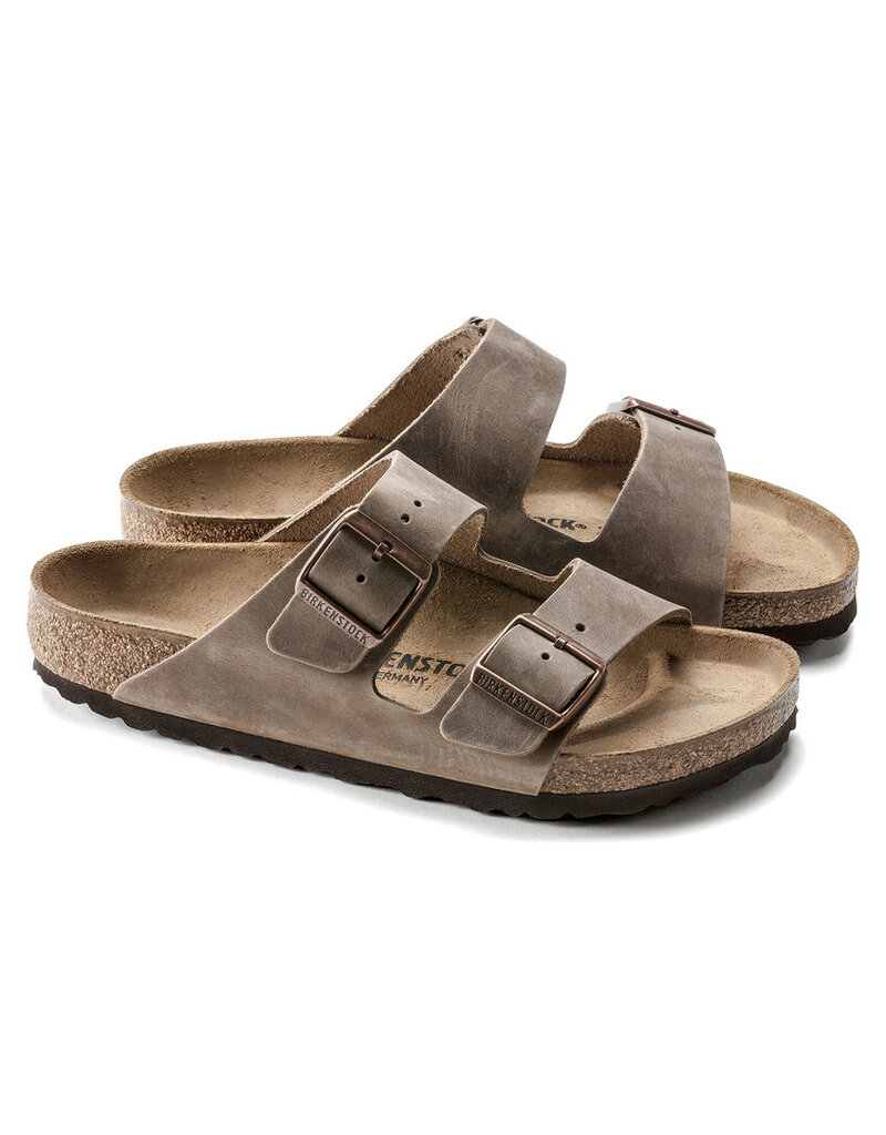 BIRKENSTOCK ARIZONA OILED LEATHER-TOBACCO BROWN