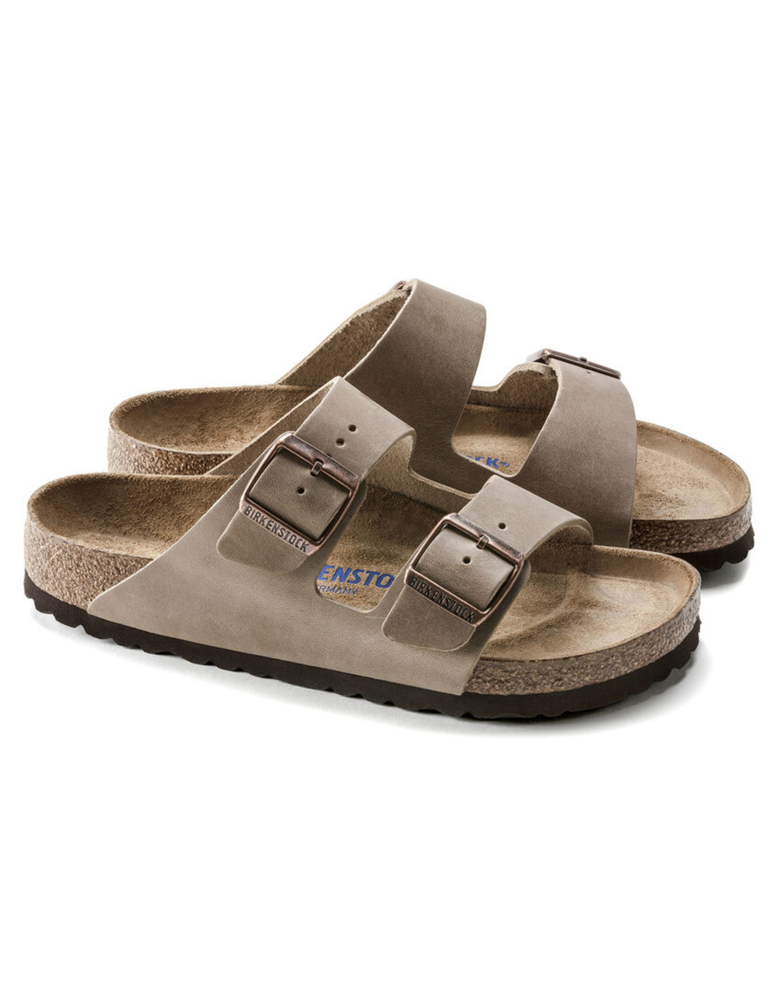 BIRKENSTOCK ARIZONA SOFT FOOTBED OILED LEATHER-TOBACCO BROWN