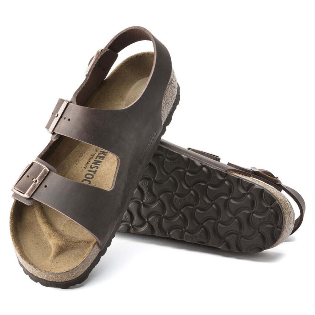 BIRKENSTOCK MILANO OILED LEATHER-HABANA