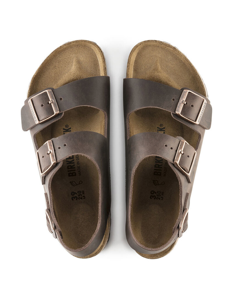 BIRKENSTOCK MILANO OILED LEATHER-HABANA
