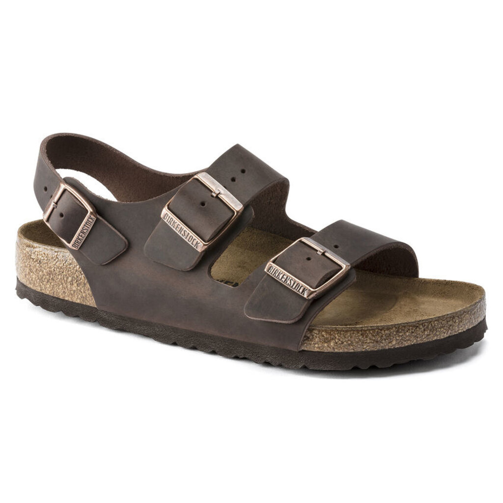 BIRKENSTOCK MILANO OILED LEATHER-HABANA
