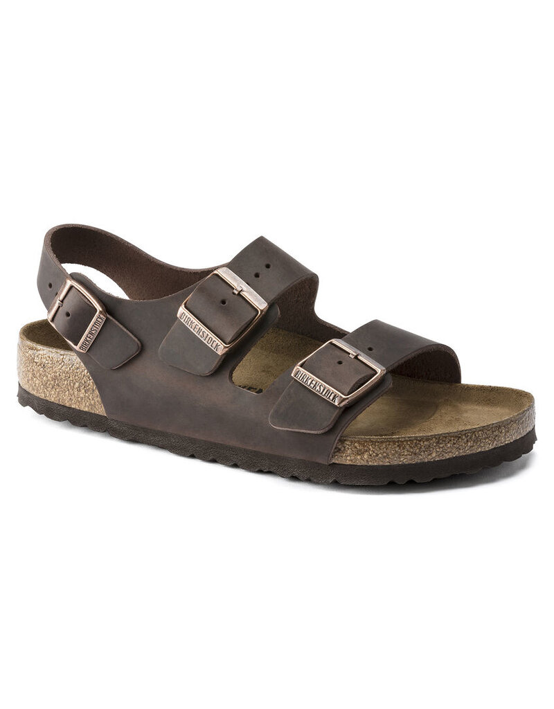 BIRKENSTOCK MILANO OILED LEATHER-HABANA