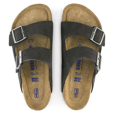 BIRKENSTOCK ARIZONA SOFT FOOTBED SUEDE LEATHER-VELVET GRAY | BEND SHOE CO