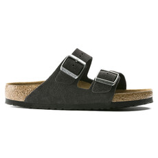 BIRKENSTOCK ARIZONA SOFT FOOTBED SUEDE LEATHER-VELVET GRAY | BEND SHOE CO