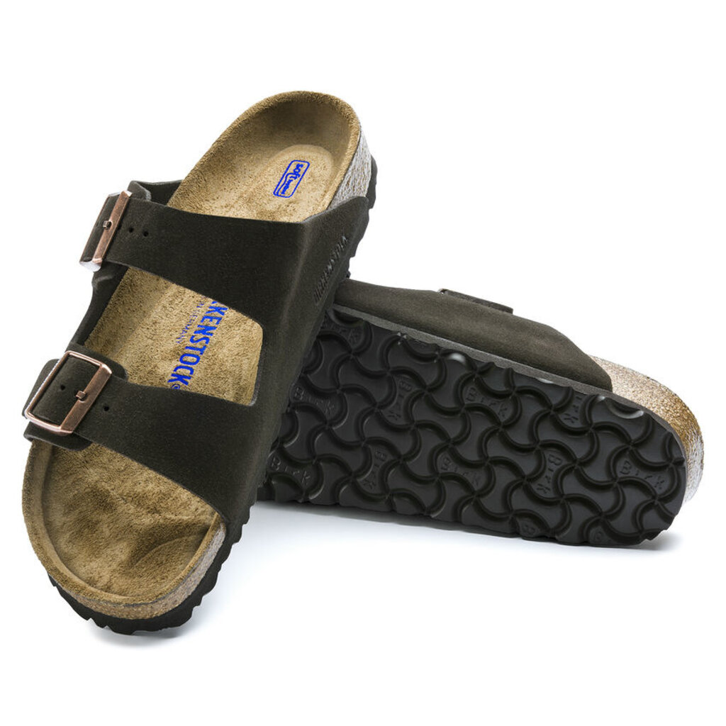 BIRKENSTOCK ARIZONA SOFT FOOTBED SUEDE LEATHER-MOCHA | BEND SHOE CO