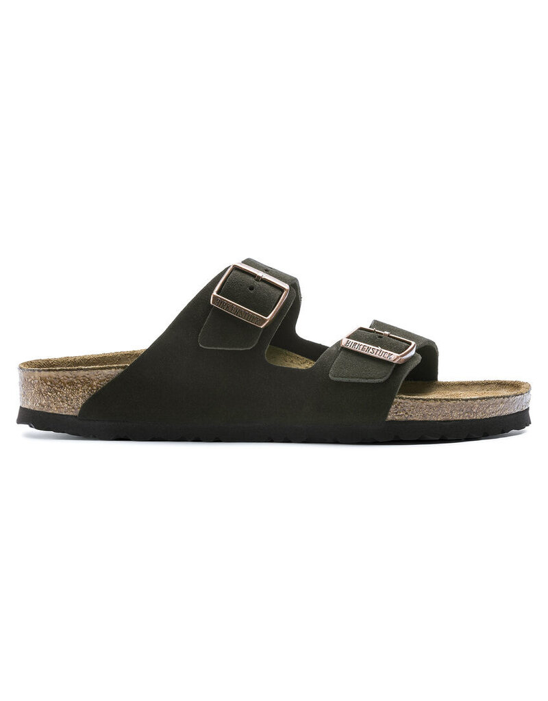 BIRKENSTOCK ARIZONA SOFT FOOTBED SUEDE LEATHER-MOCHA