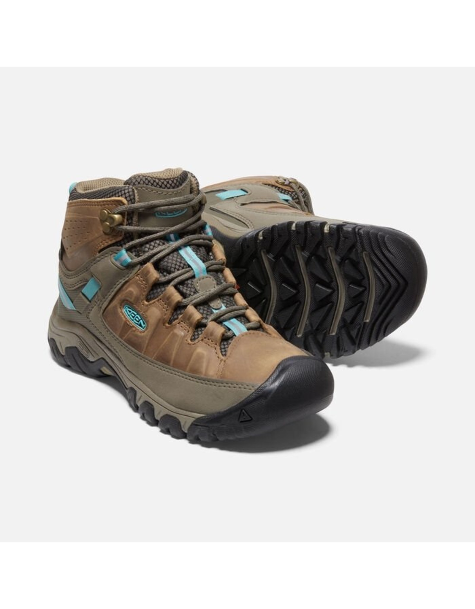 KEEN WOMEN'S TARGHEE III MID WATERPROOF BOOT-TOASTED COCONUT/PORCELAIN