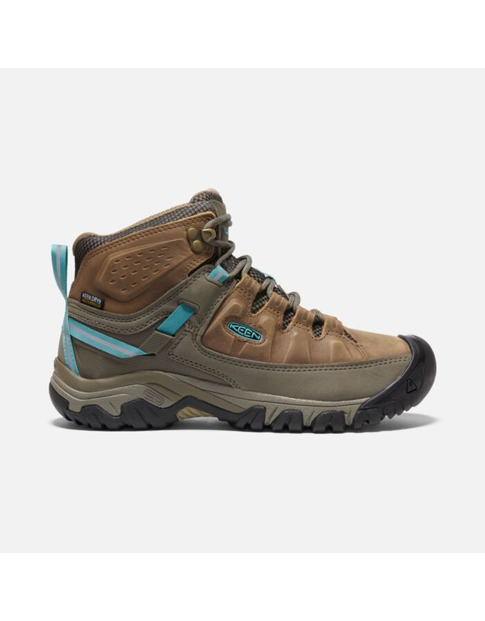 KEEN WOMEN'S TARGHEE III MID WATERPROOF BOOT-TOASTED COCONUT/PORCELAIN