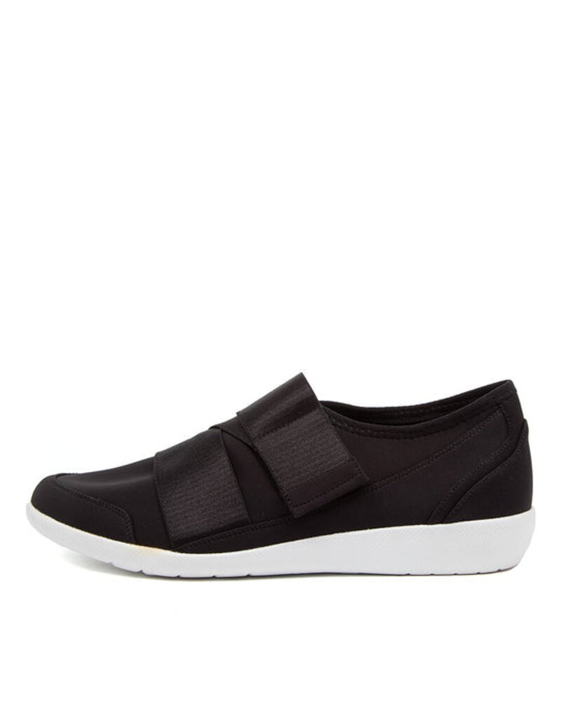 ZIERA WOMEN'S URBAN-BLACK/WHITE SOLE MESH