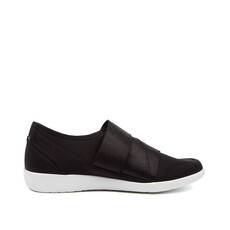 ZIERA WOMEN'S URBAN-BLACK/WHITE SOLE MESH