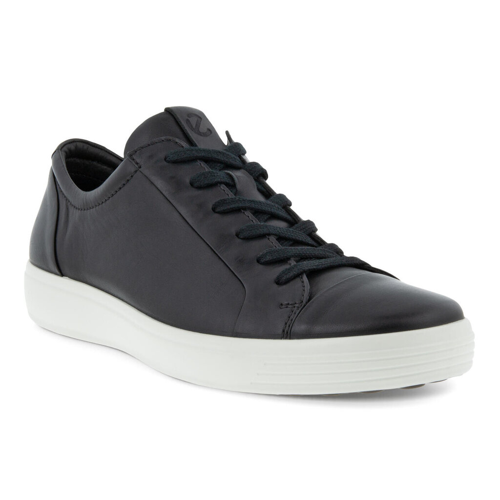ECCO MEN'S SOFT 7 CITY SNEAKER-BLACK
