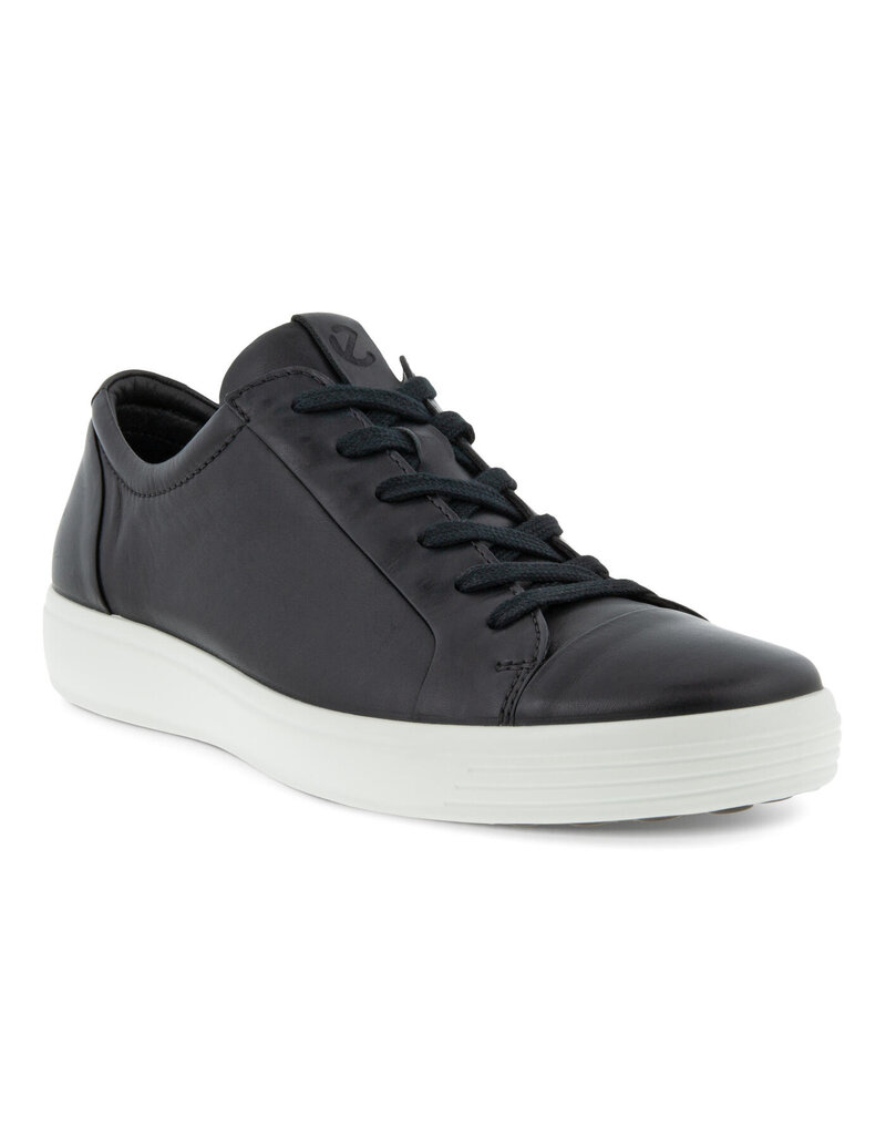 ECCO MEN'S SOFT 7 CITY SNEAKER-BLACK