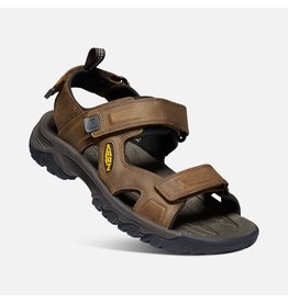 KEEN MEN'S TARGHEE III OPEN TOE SANDAL-BISON/MULCH