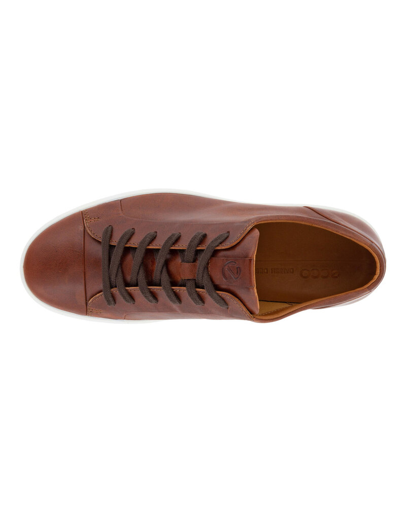 ECCO MEN'S SOFT 7 CITY SNEAKER-COGNAC