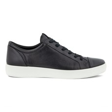 ECCO MEN'S SOFT 7 CITY SNEAKER-BLACK
