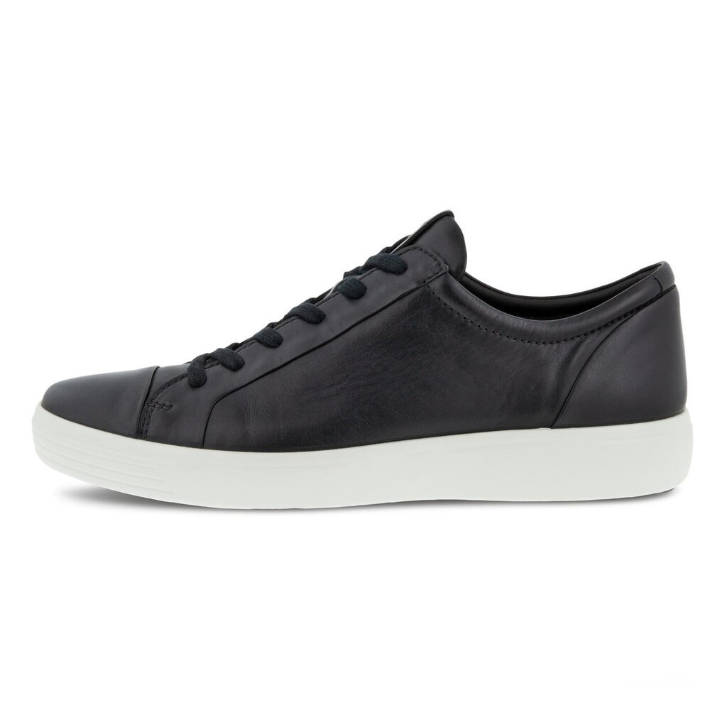 ECCO MEN'S SOFT 7 CITY SNEAKER-BLACK