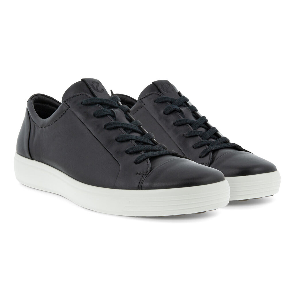 ECCO MEN'S SOFT 7 CITY SNEAKER-BLACK
