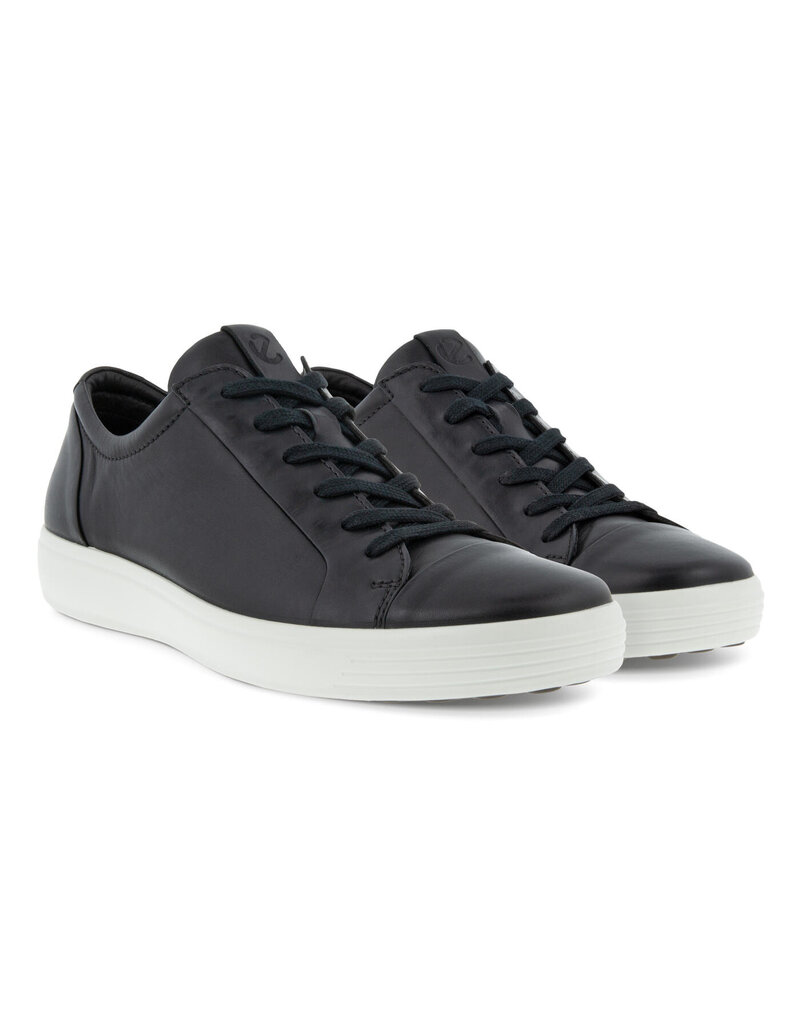 ECCO MEN'S SOFT 7 CITY SNEAKER-BLACK