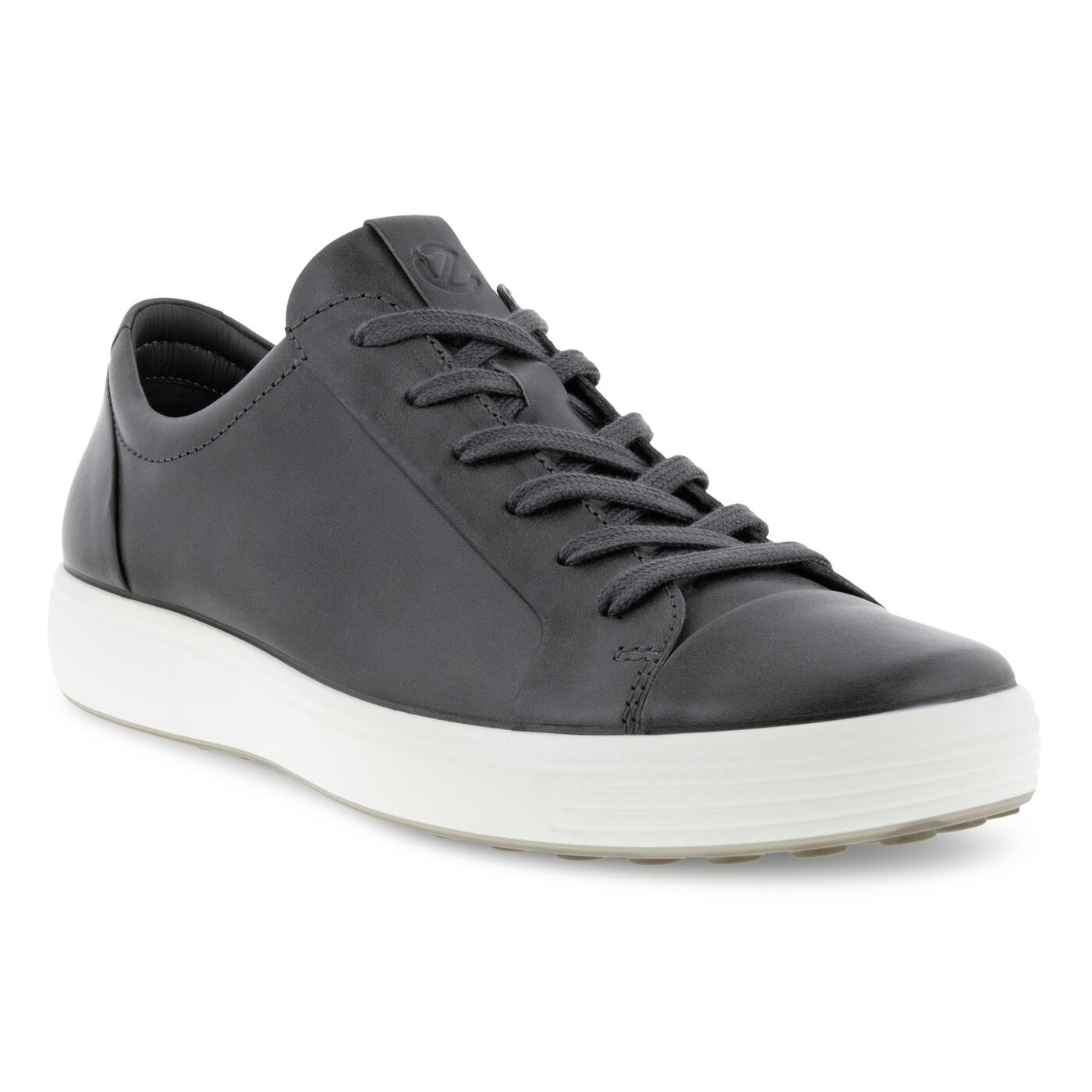 ECCO MEN'S SOFT 7 CITY SNEAKER-TITANIUM