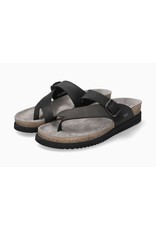 MEPHISTO WOMEN'S HELEN NUBUCK SANDAL-BLACK